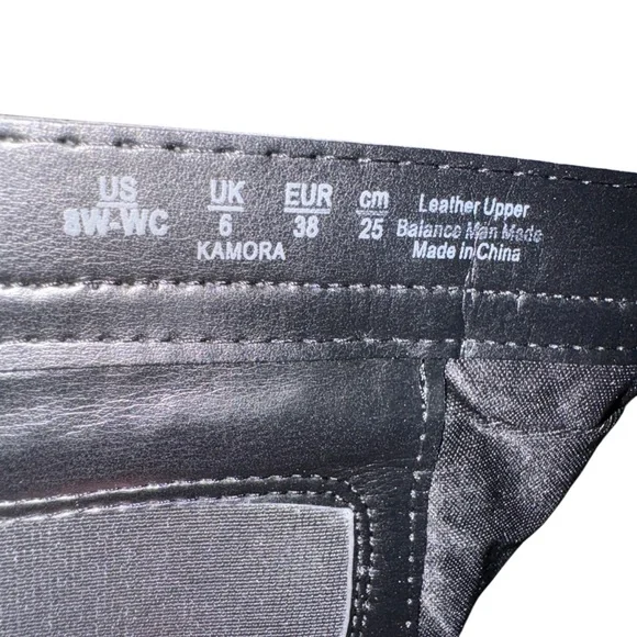 Naturalizer Kamora Black Leather Knee High Wide Calf Boots Sz 8 - Picture 5 of 7